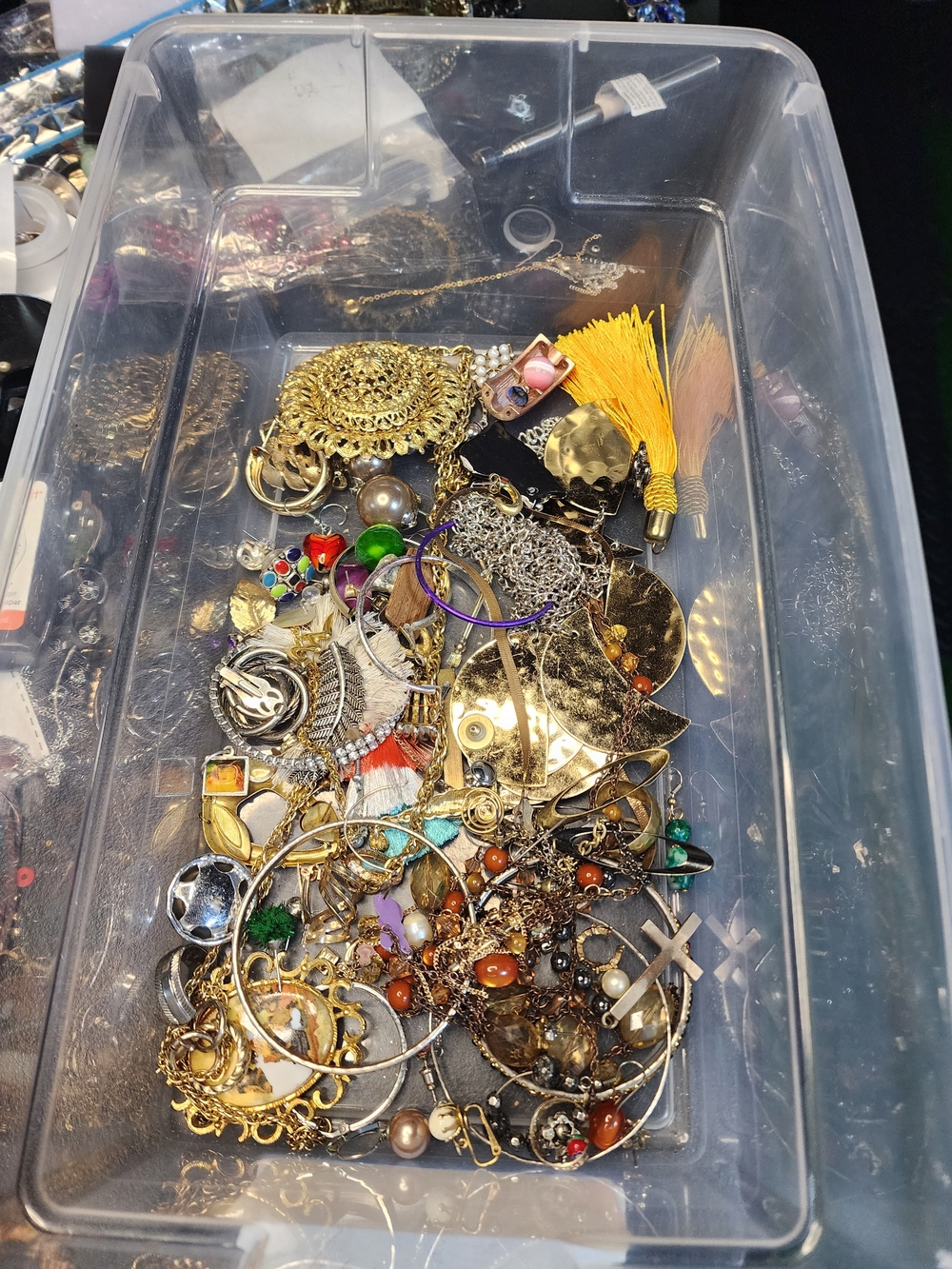 1lb Mixed Jewelry For Crafting May Or May Not Have Matches